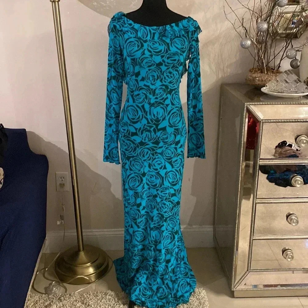 Fisico Cristina Ferrari evening dress size S - Picture 2 of 10